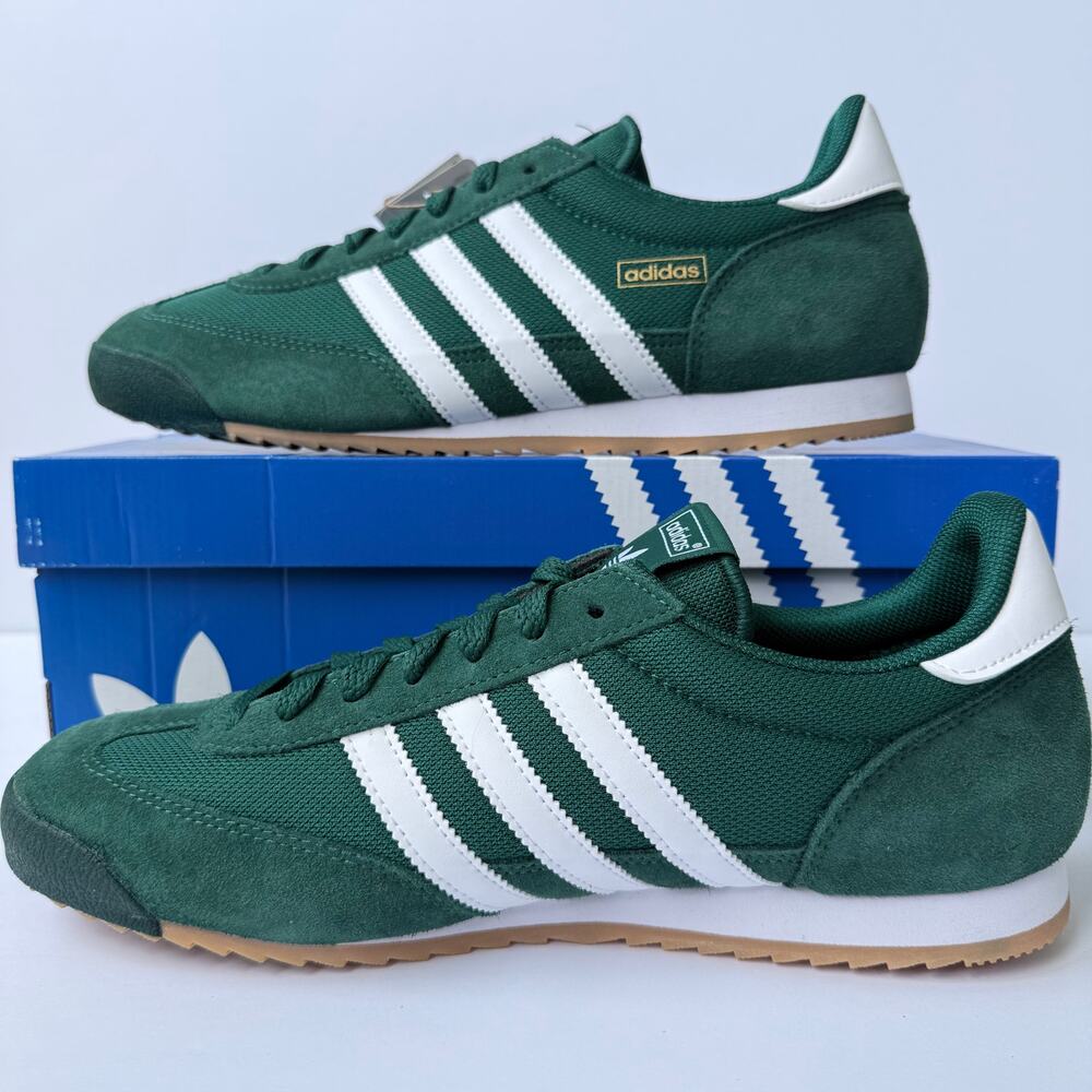 Adidas R71 Collegiate Green/White/Gold Men's 10.5, NWT/NIB